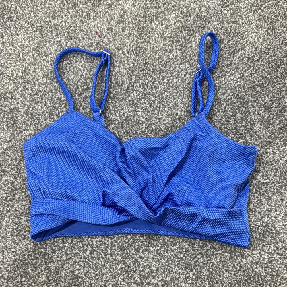 Aerie Blue Swim Top